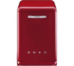 SMEG  DF6FABRD Full-size Dishwasher - Red